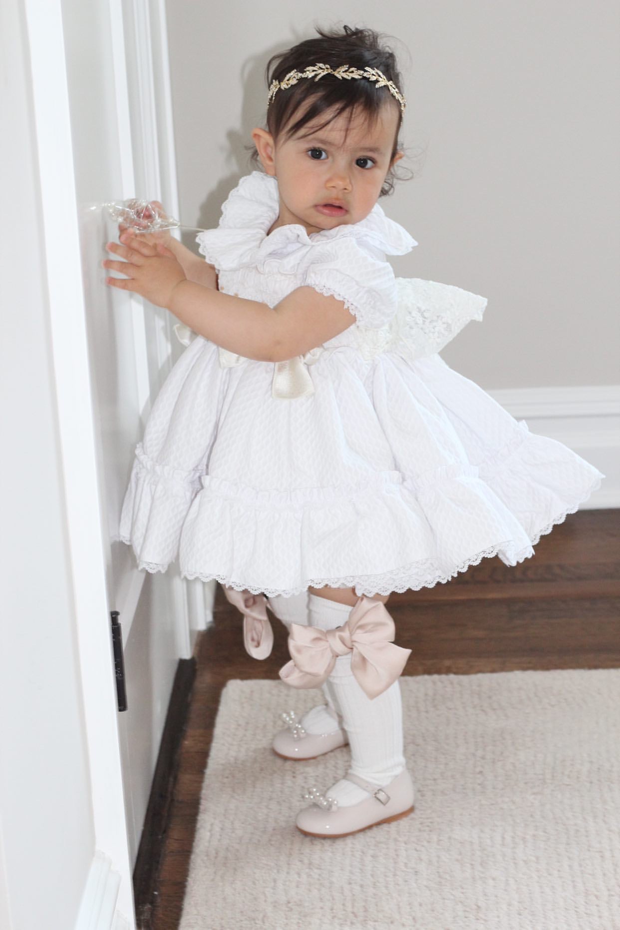 Satin Bow Socks